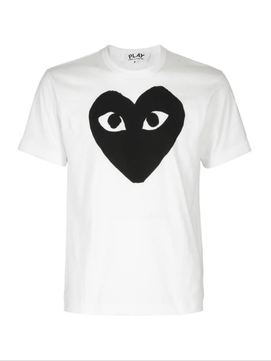 Comme des Garcons Other - Comme des Garçons Play Heart Graphic T-shirt Short Sleeve Crew Cotton Preppy